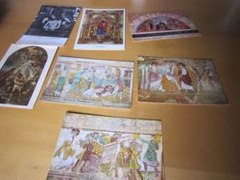 No15 schöne zT antike Postkarten JESUS