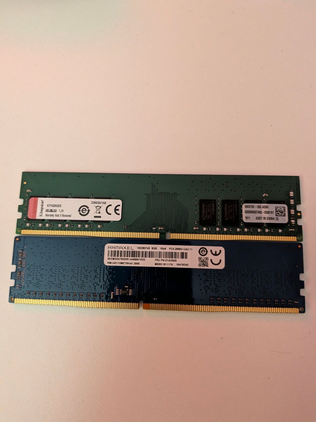 Kingston Memory / RAM: 2x 8GB DDR4 RAM – Gebraucht aus Amriswil von hardware_uschi