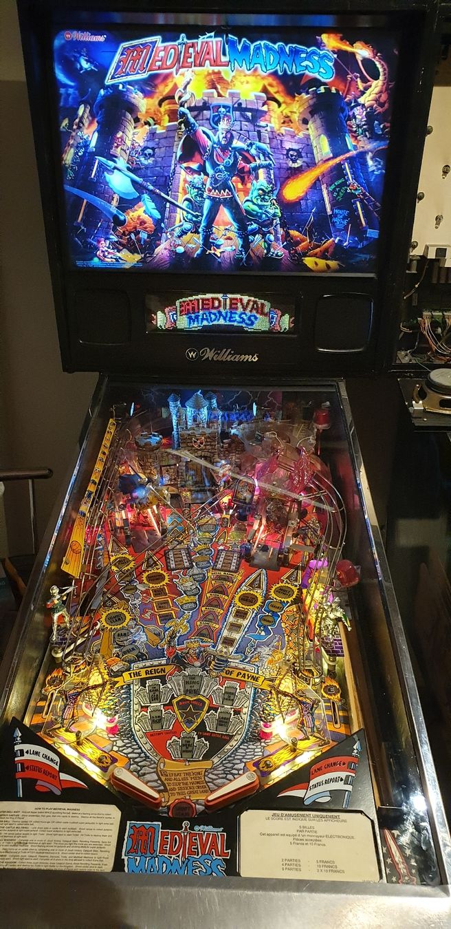 Williams Flipperkästen: Flipper Williams Medieval Madness  – Gebraucht aus Les Fins von Alsafa