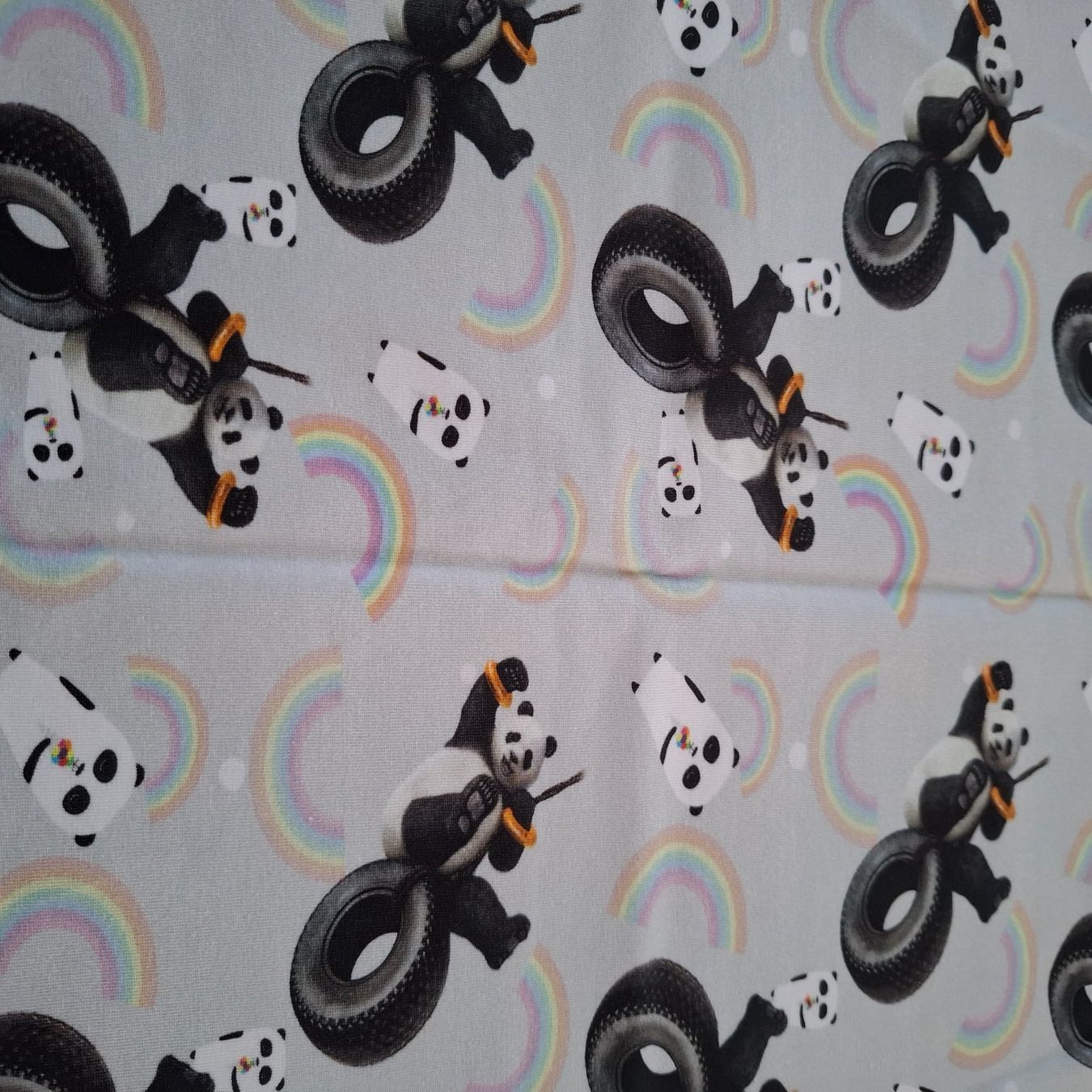 Tessuti: Jersey Stoff Pandas 100 x 150 cm – Nuovo e nell'imballaggio originale da Schöftland venduto da mir_f9w6