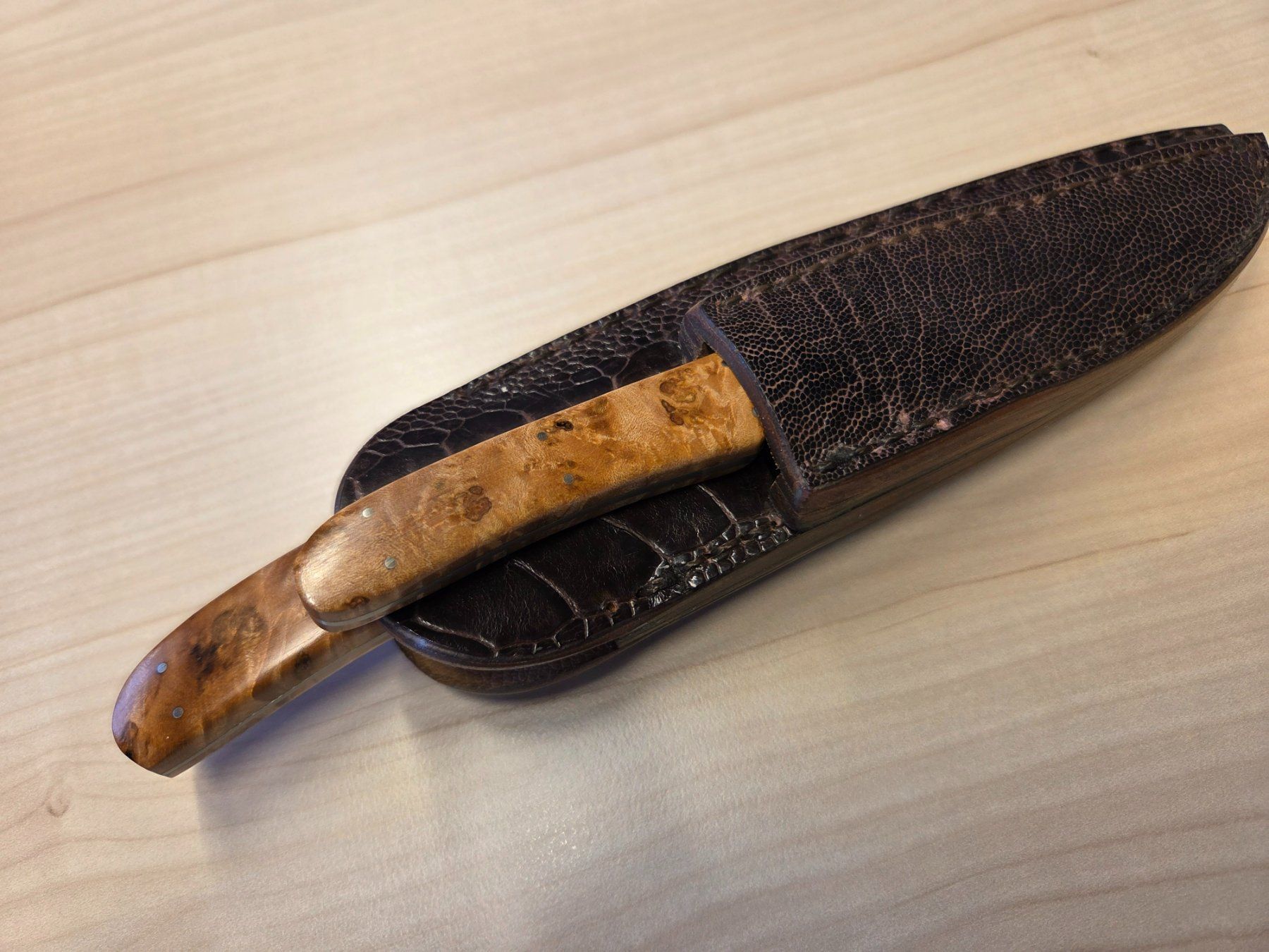Accessori: Magnifique ensemble couteaux Tinus Beukes / rareté / unique – Nuovo e nell'imballaggio originale da Estavayer-le-Lac venduto da sstt 1