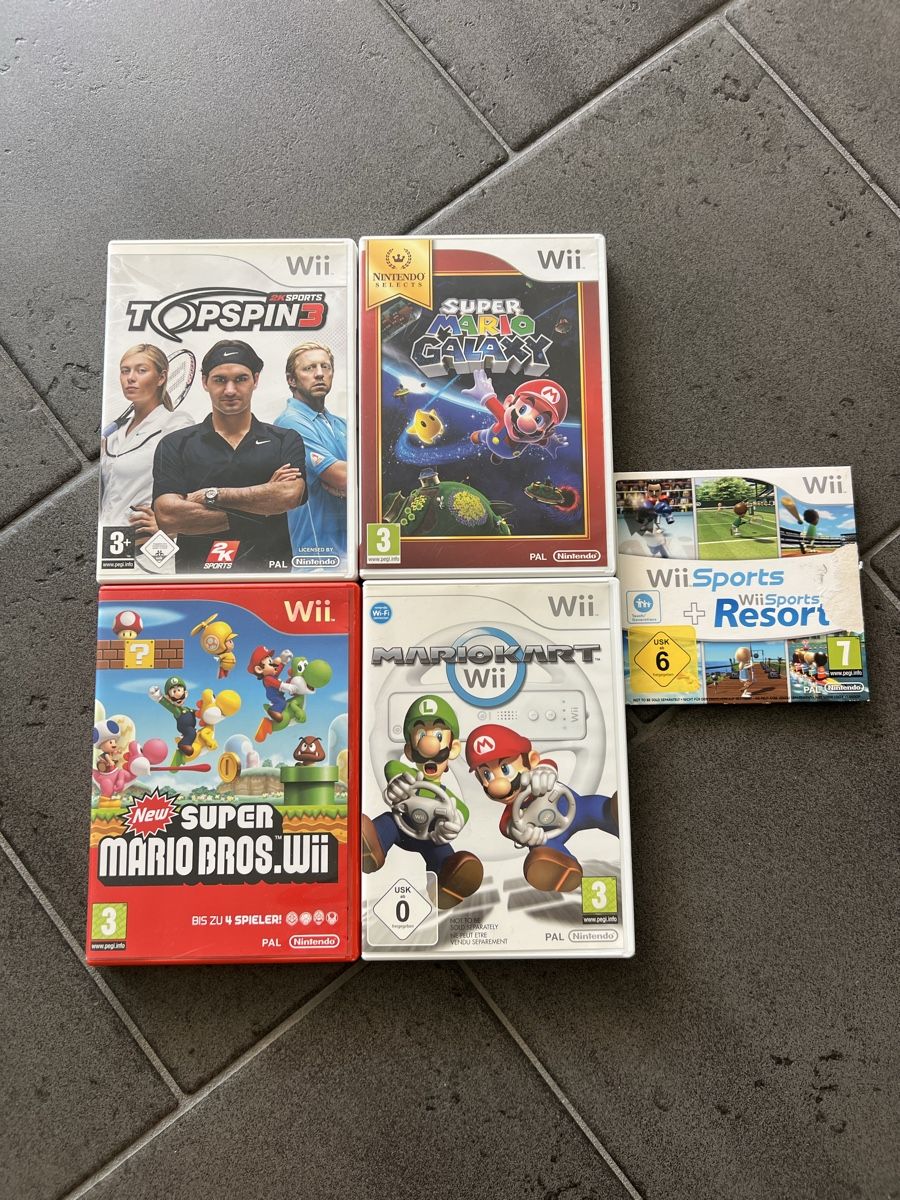 Nintendo Console: Nintendo Wii Set mit Spielen & Lenkrad – Usato da Dällikon venduto da ric_bh2m 6