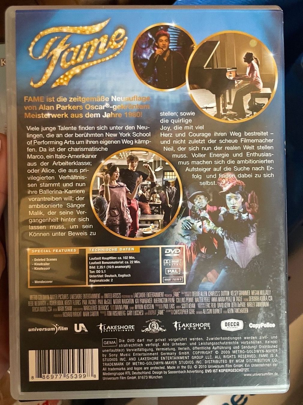 Tous les DVDs: Fame - DVD – D'occasion à St Gallen par Giidi 1