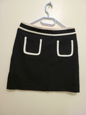 Jupe Banana Republic noire et blanche, taille M