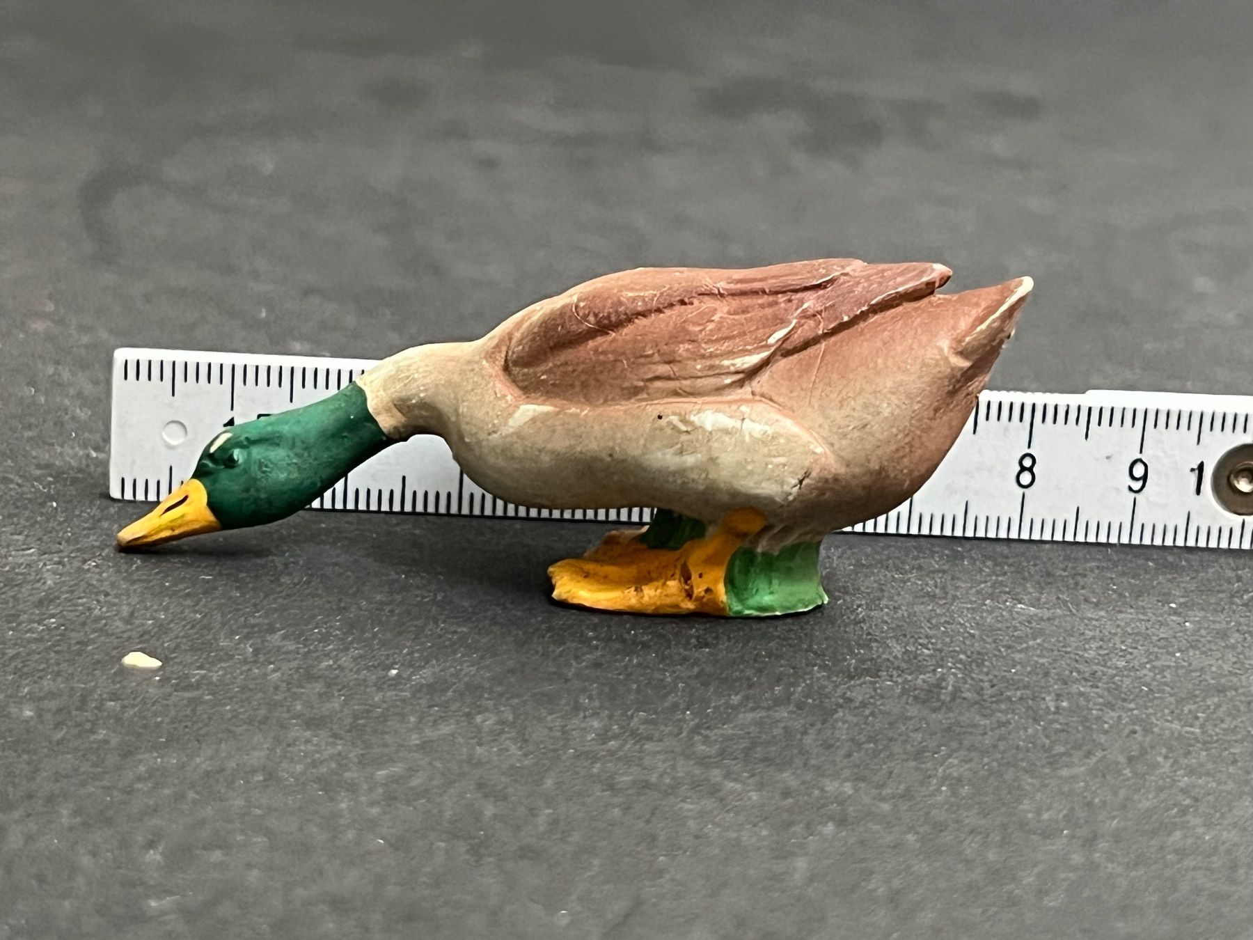 Schleich Statuette: SCHLEICH 13019 WILDENTE "fressend" Ente – Usato da Ennetbaden venduto da mapa05 4