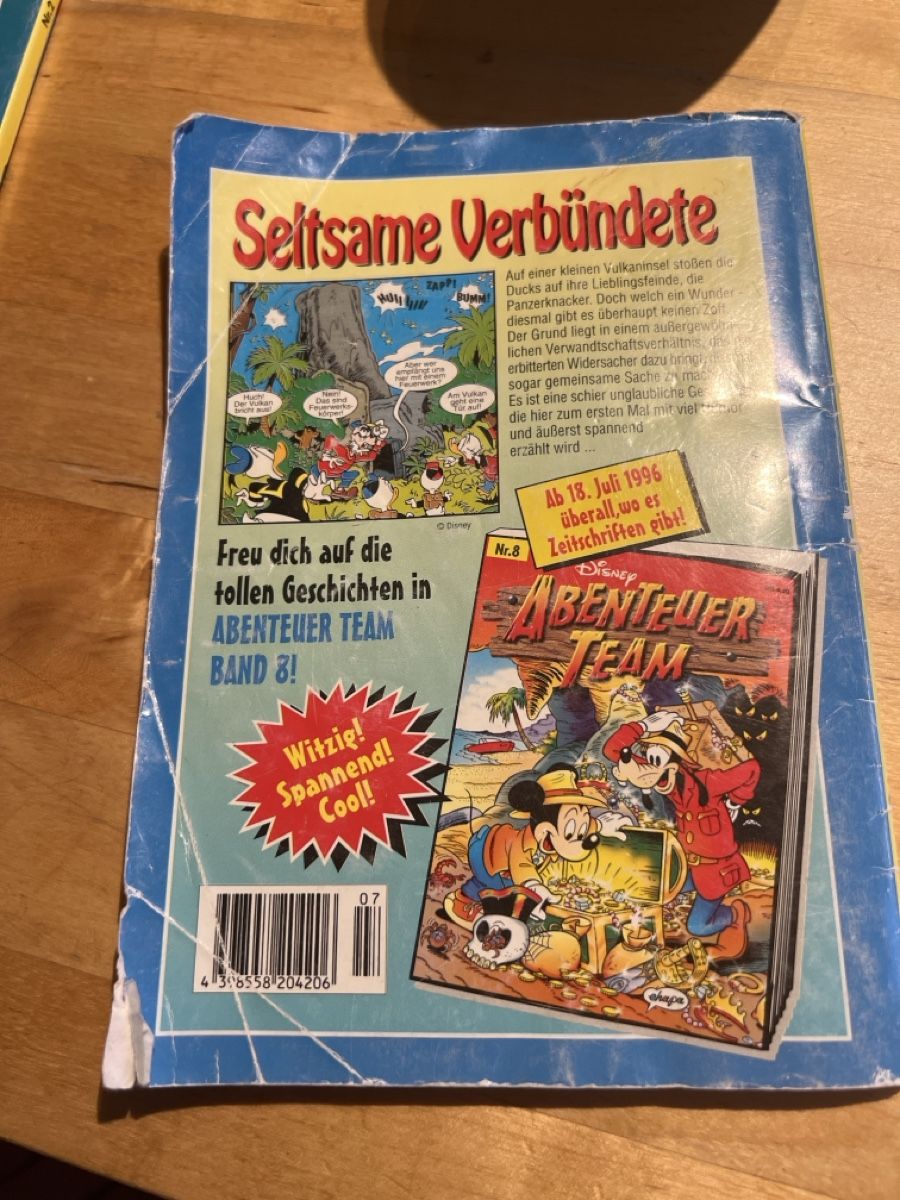 Fumetti: Disney Abenteuer Team Comic-Heft Nr. 2, 4, 7 – Usato da Wettingen venduto da Mbdc 4