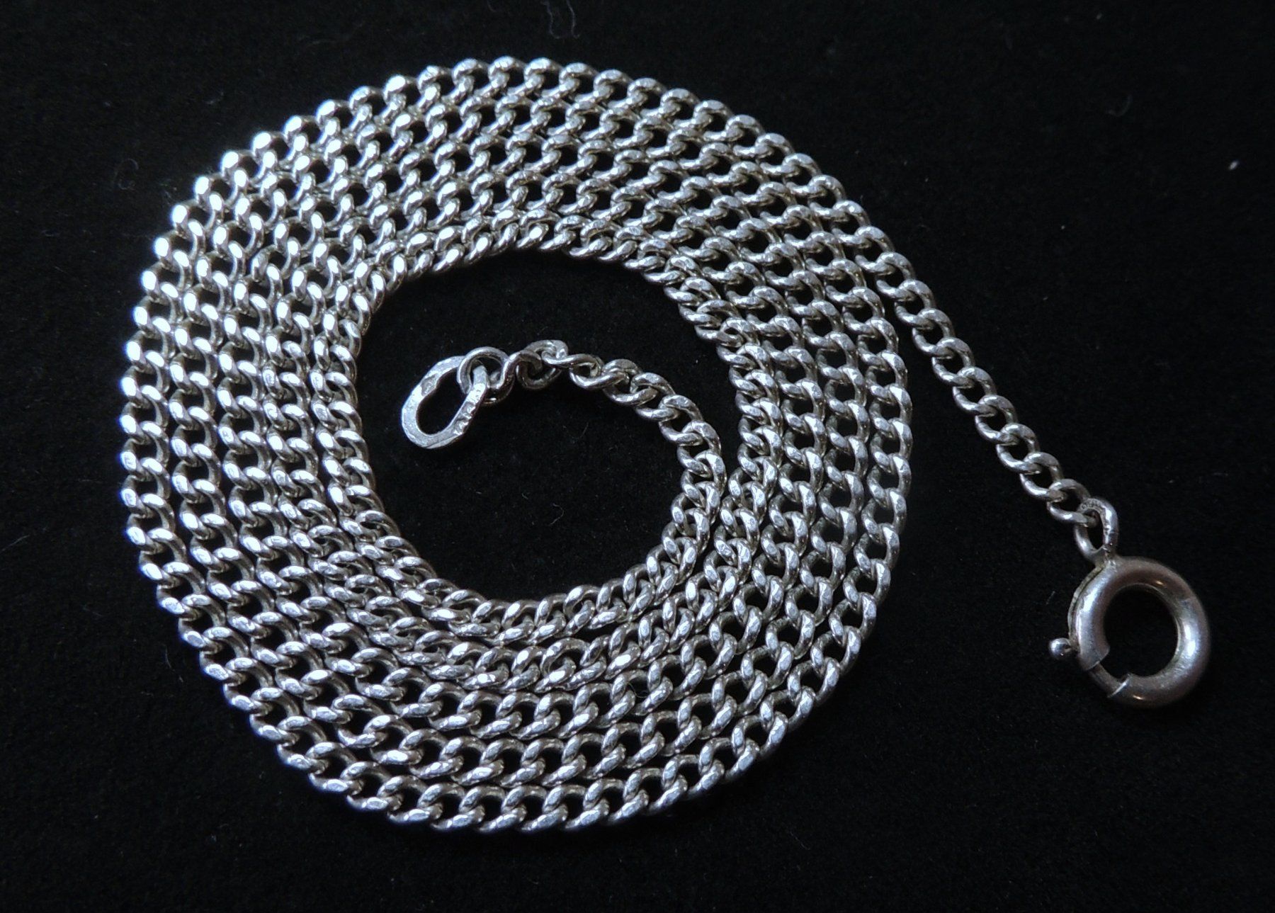 Catenine: Silber 800 Panzer Halskette 56 cm / 2,25 mm – Usato da Waldenburg venduto da schaller707 1