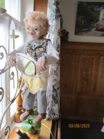 GROSSE HANDGEMACHTE KÜNSTLER MARIONETTEN PUPPE