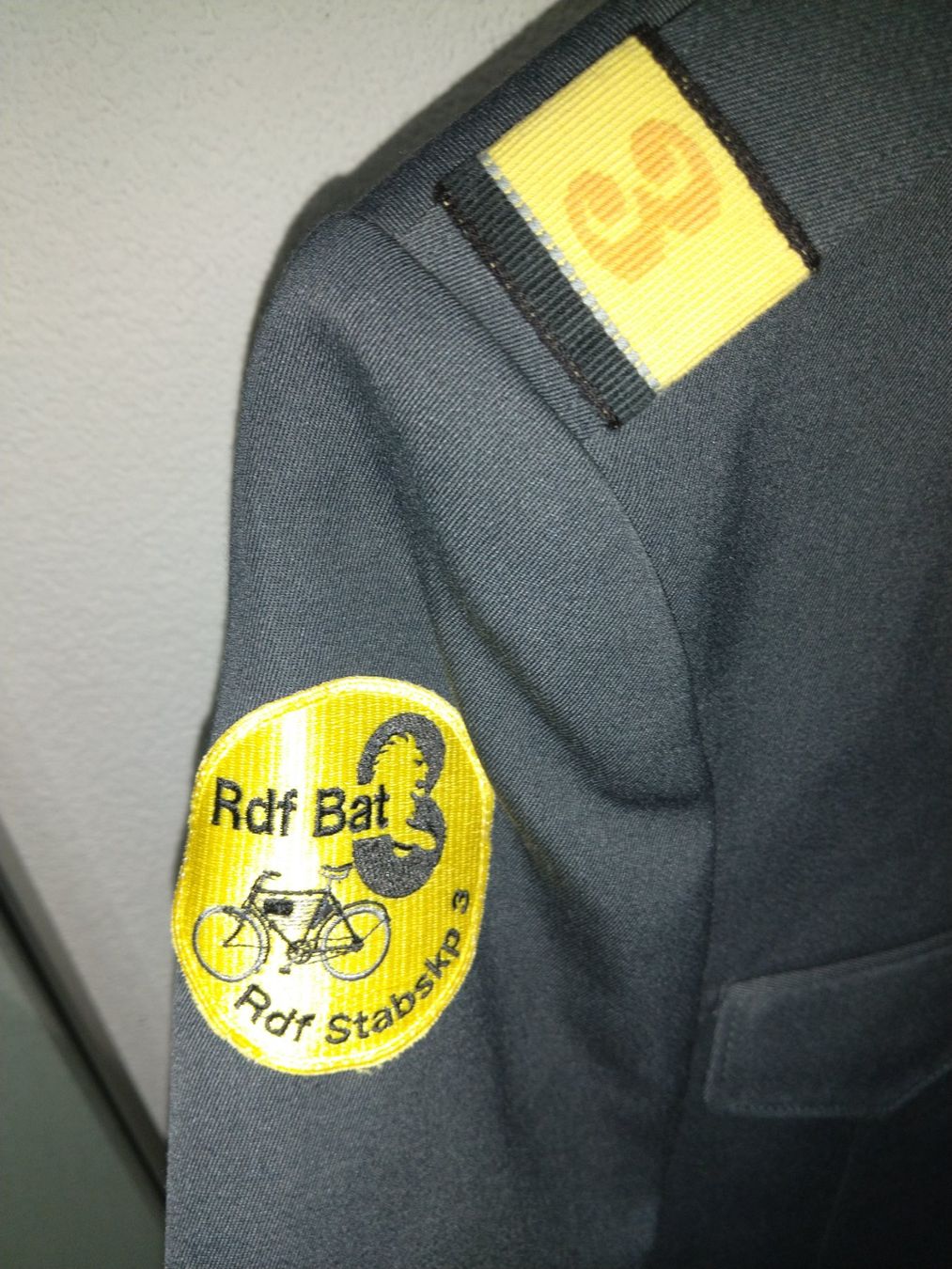 Schweizer Armee Uniformi: Uniformjacke Radfahrer – Usato da Schüpfheim venduto da Mg6170 1