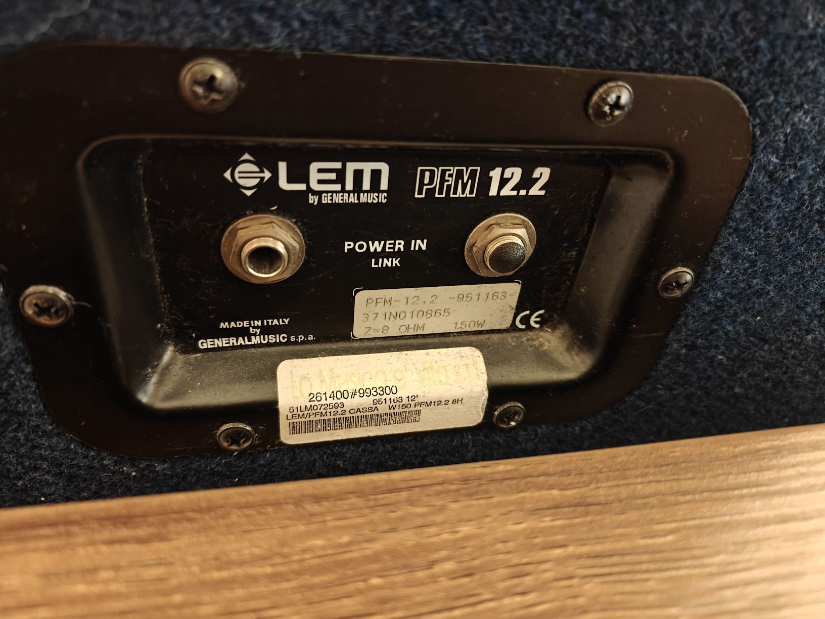 Lem Console di mixaggio: Evolution 400E Powermixer und LEM PFM 12.2 Lautsprecher – Usato da Basel venduto da ele_v98t 3