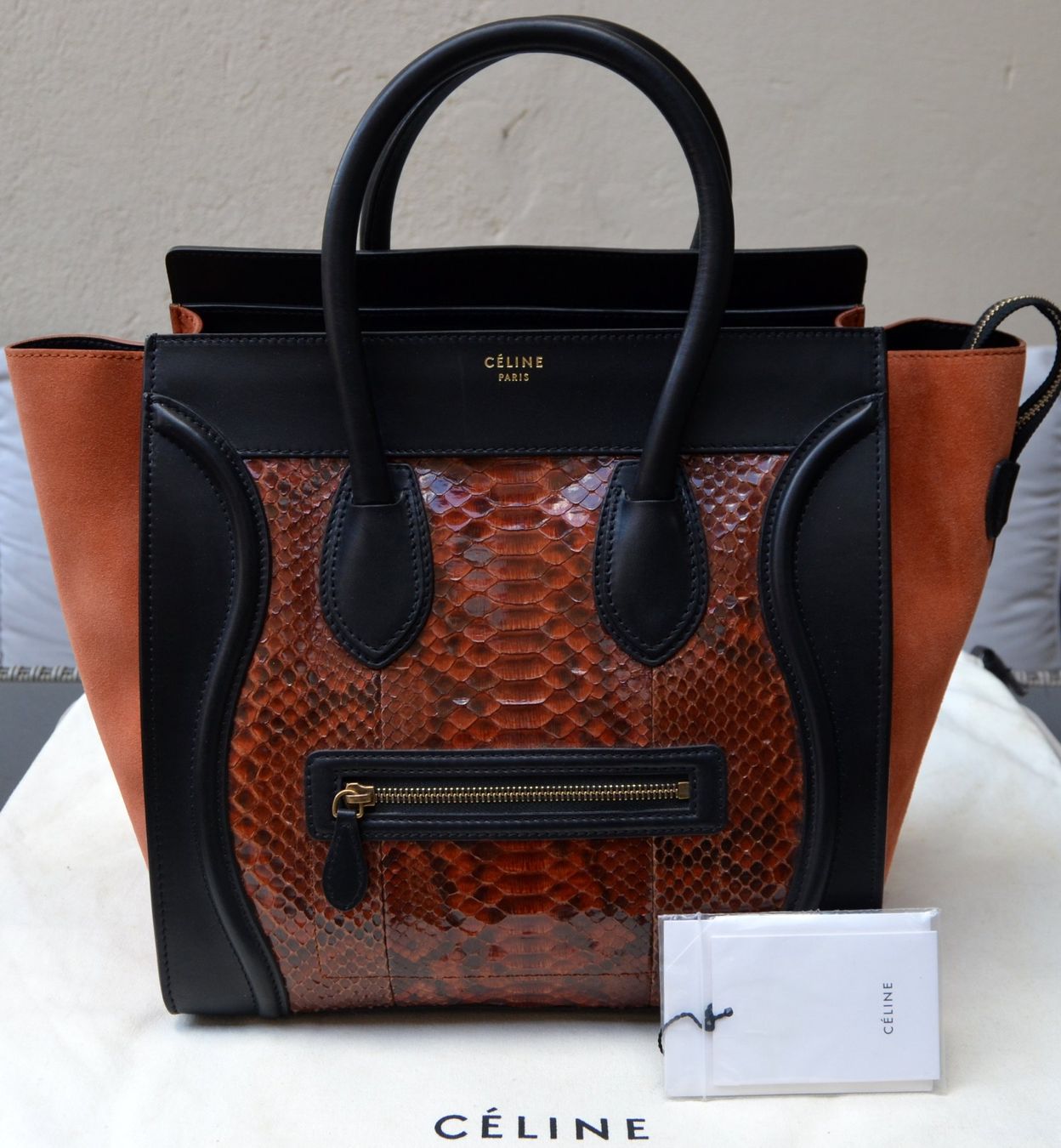 Celine Sacs femmes: Céline Luggage Python Taache / sac – D'occasion à Collonges par Auganien