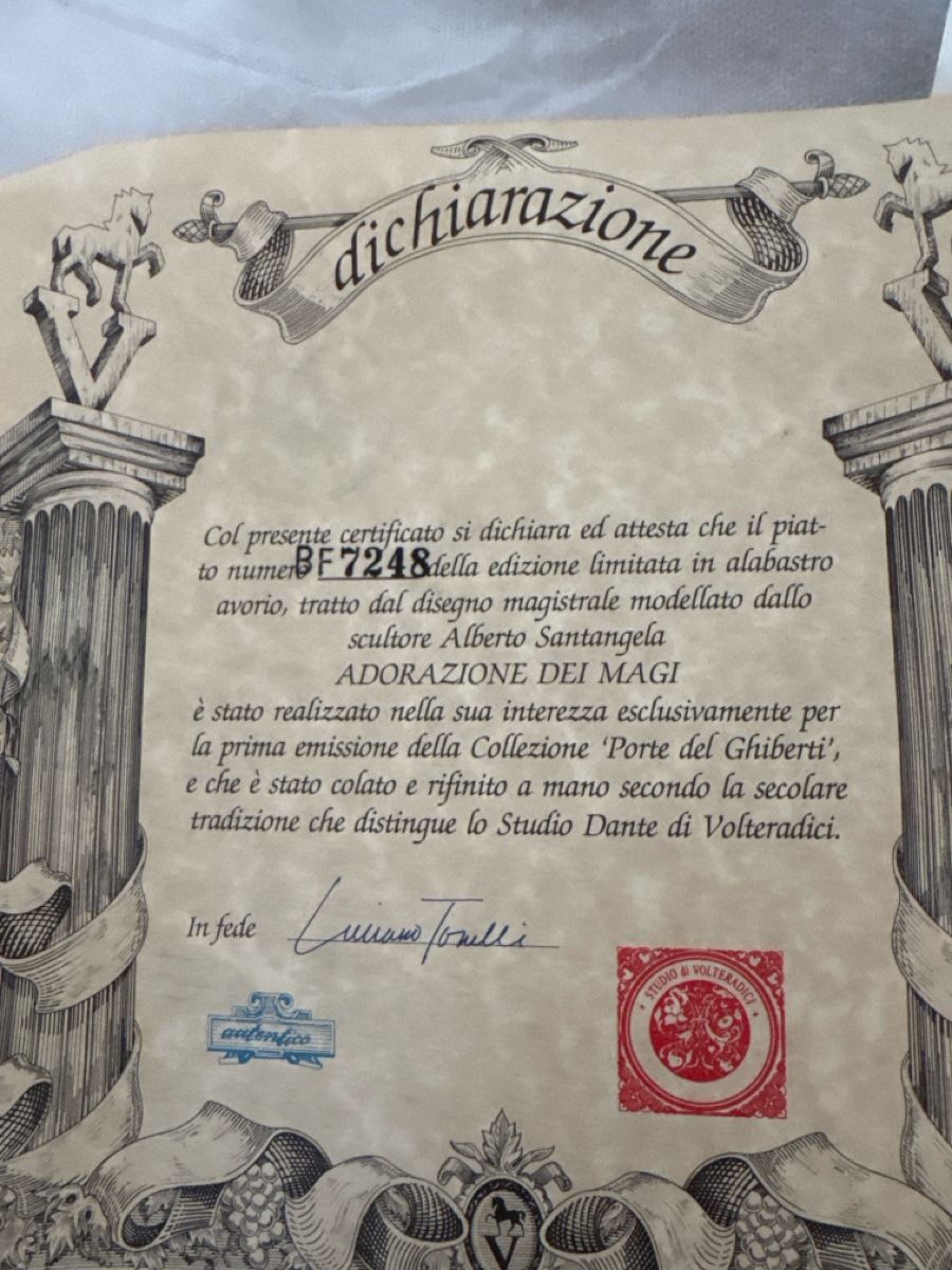 Piatti: Sammelteller Alberto Santangela – Usato da Lotzwil venduto da Tgdromad 9