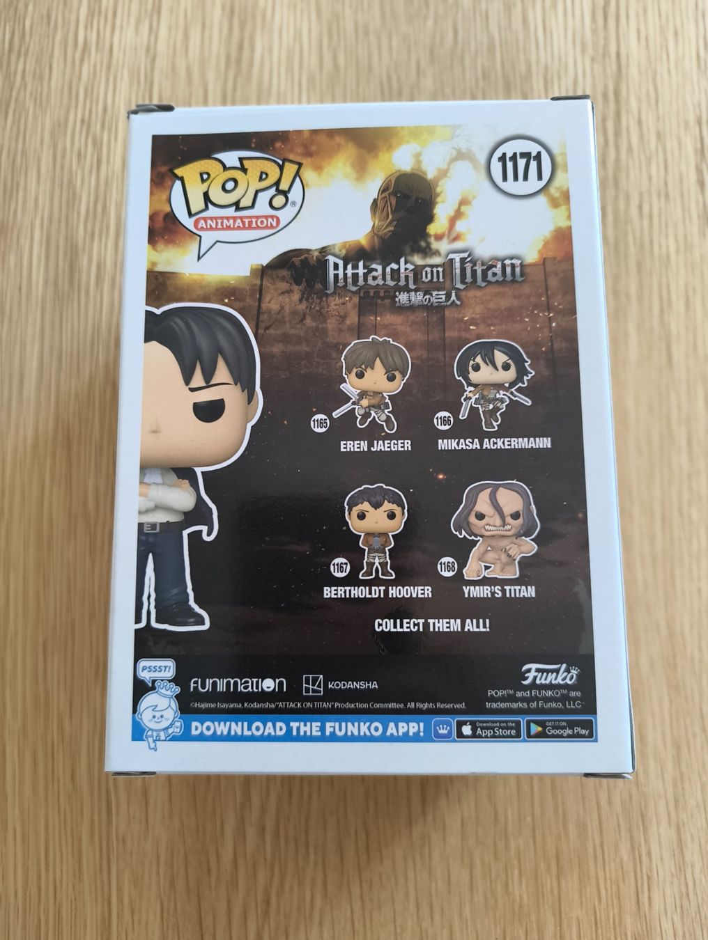 Funko Figuren: Funko pop: Attack on Titan (SNK) – Neu (gemäss Beschreibung) aus Le landeron von hugomes 1