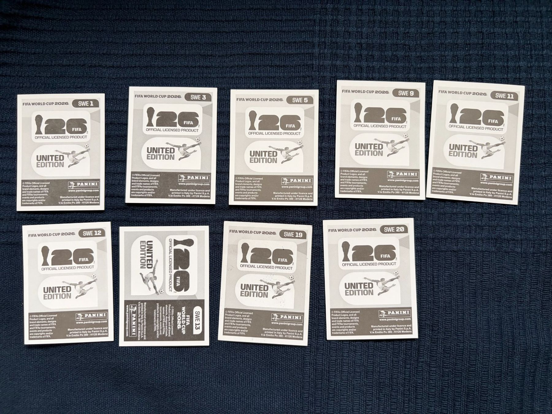 Panini Carte collezionabili: 9 Panini Sammelbilder von Schweden – Usato da Thalwil venduto da kon_v82n 1