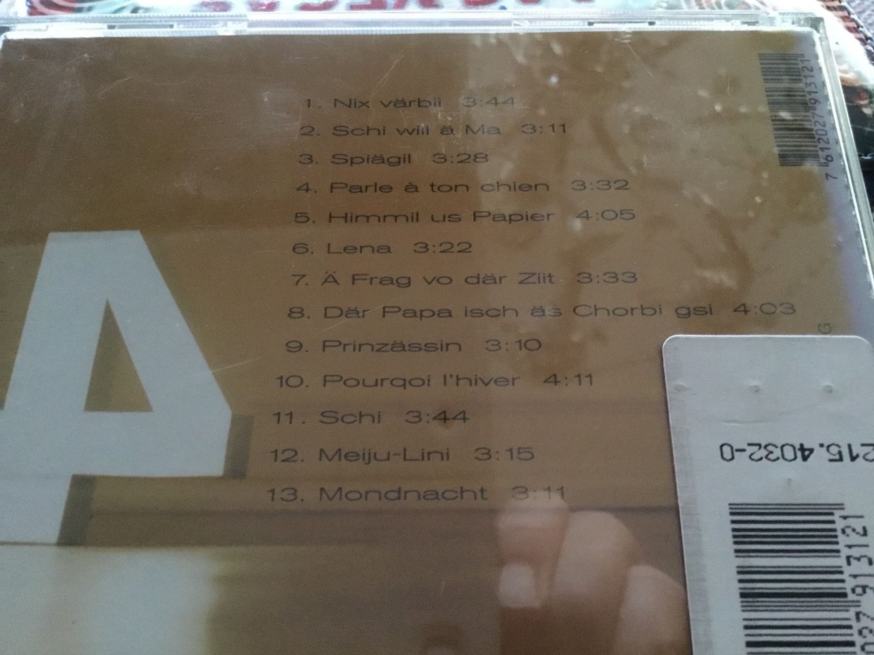 CDs: SINA – Gebraucht aus Thierachern von sweden08 1