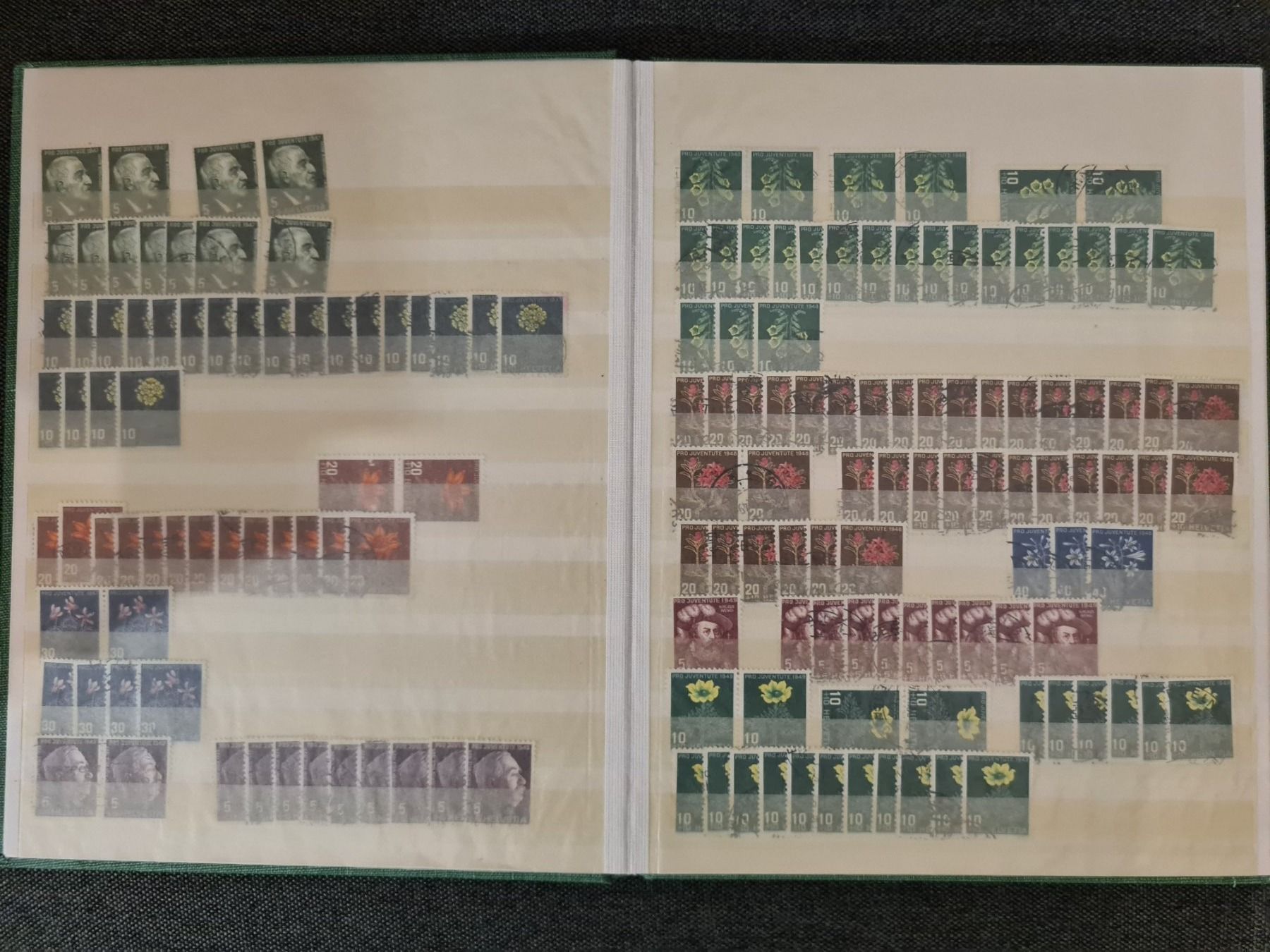 Album: Briefmarkenalbum Pro Juventute ab 1918 – Usato da Weinfelden venduto da michaelino 4