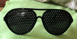 Brille Rasterbrille Augen Entspannung