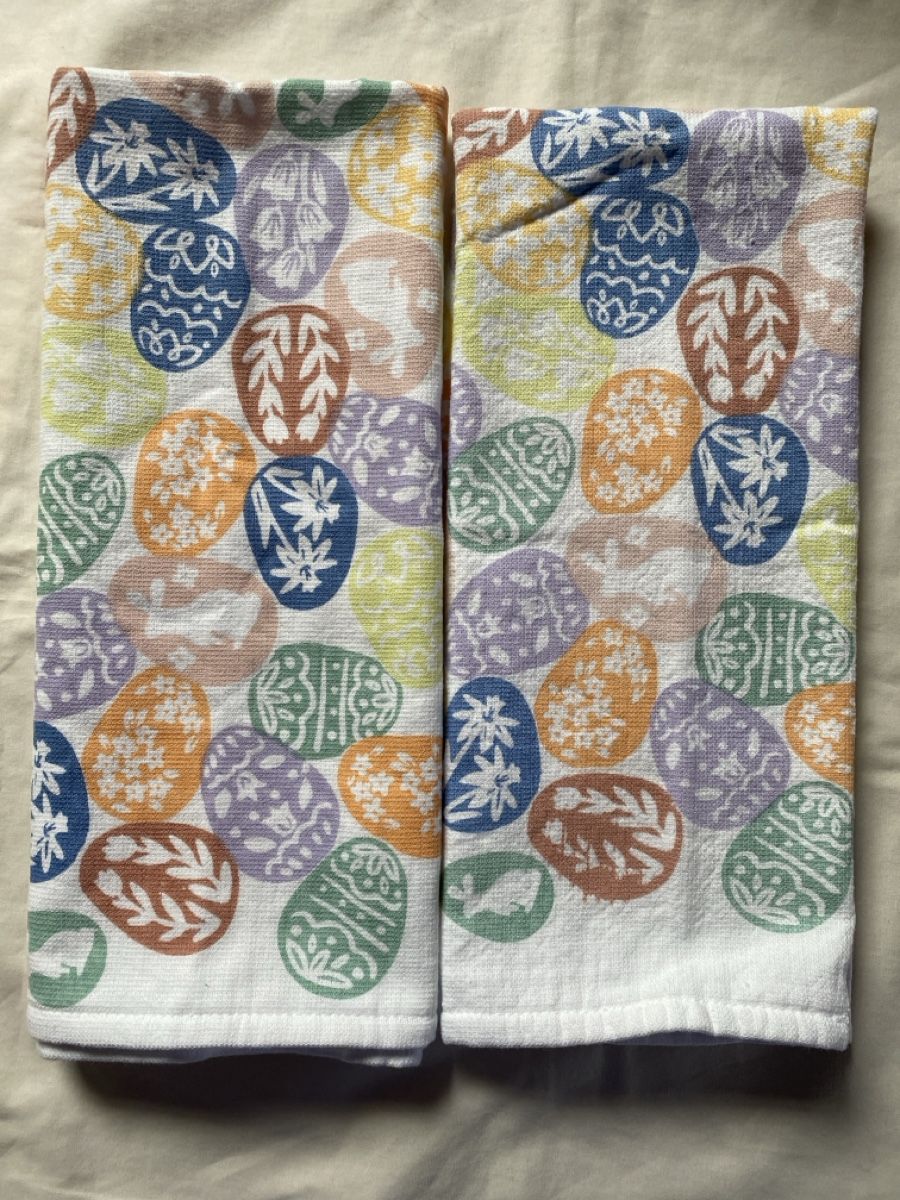 Linges de cuisine: 2 Easter Kitchen Towels, Spring Table Decoration – Neuf avec emballage d'origine à Buttikon SZ par Maxwelltime