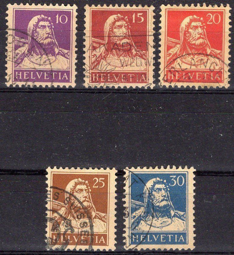 Alle Briefmarken: R1848  /  Buste de tell 1932-1933 – Gebraucht aus Ste-Croix von MONT-TAGNAC