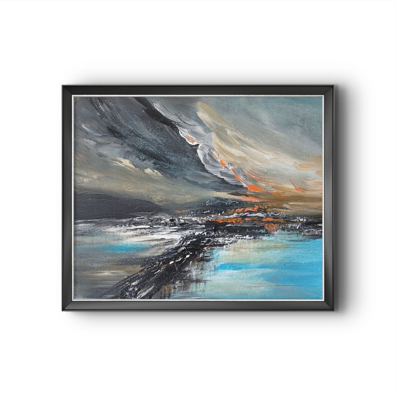 Dipinti: Landschaft mit Texturen 30x20cm – Nuovo e nell'imballaggio originale da Beinwil am See venduto da Superchance