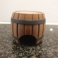 Reptilienhöhle "Holzfass", 3D Print