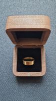 Ring chromstahl, goldfarbend Grösse 54