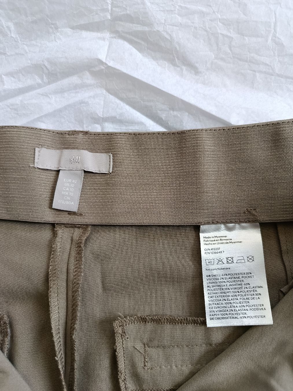 H&M Hosen: Damenhose sandfarben Gr. 40 – Gebraucht aus Basel von Clay66 2