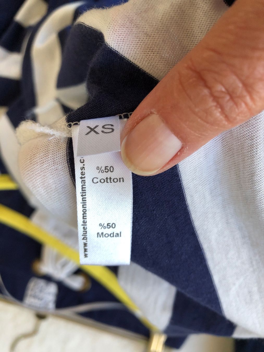 Negligees & Pyjamas: Damen Pyjama blau gestreift gebraucht – Gebraucht aus Arlesheim von leyRum4.5 9