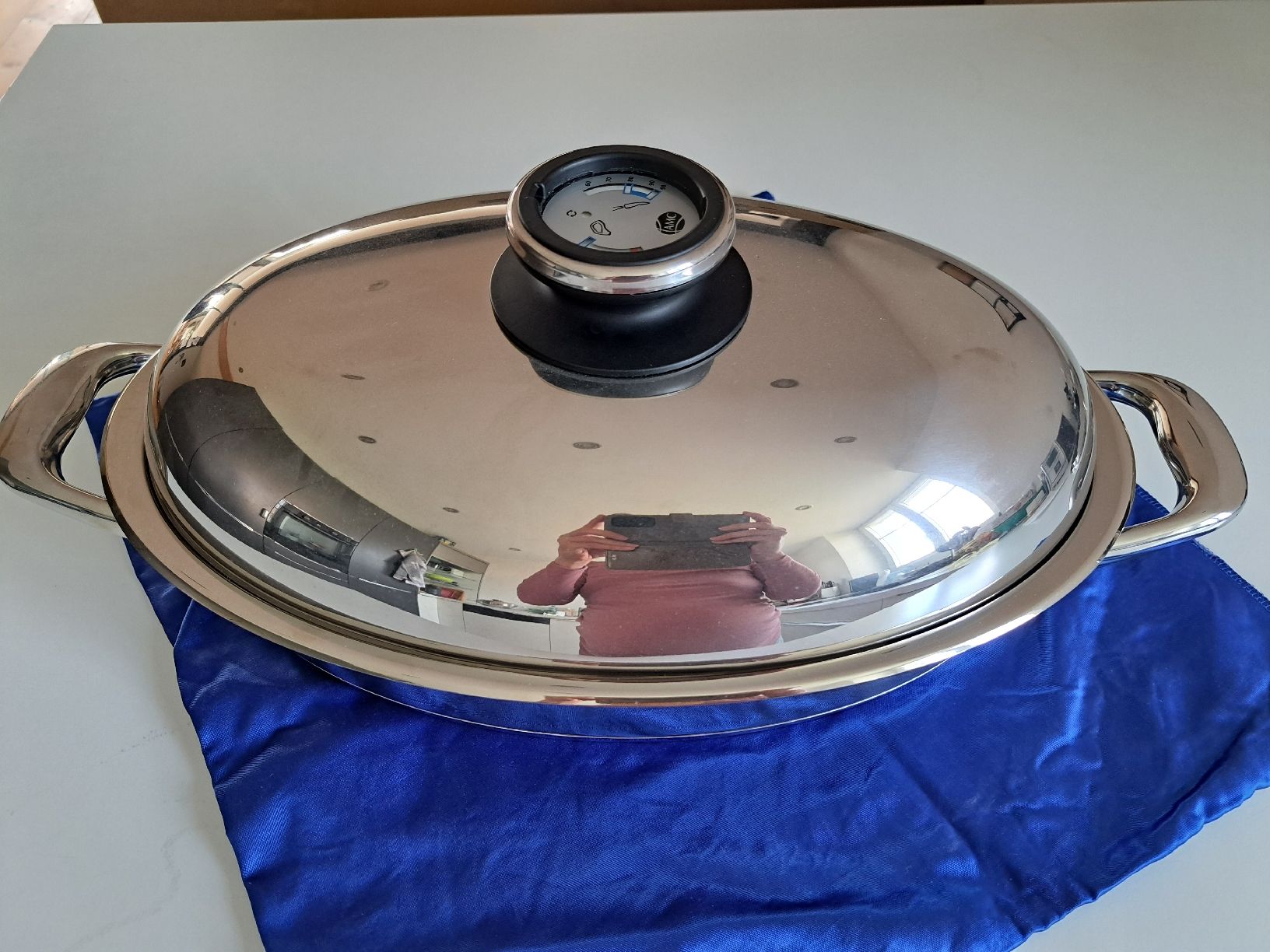 Amc Poêles: Ovaler Bräter 38 cm, 4.5 l Griddle AMC – Neuf (Voir description) à Leimbach TG par Amber02