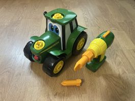 John Deere Traktor Spielzeug mit Werkzeug