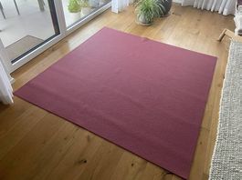 Eco Krabbelmatte 160 x 160, rot