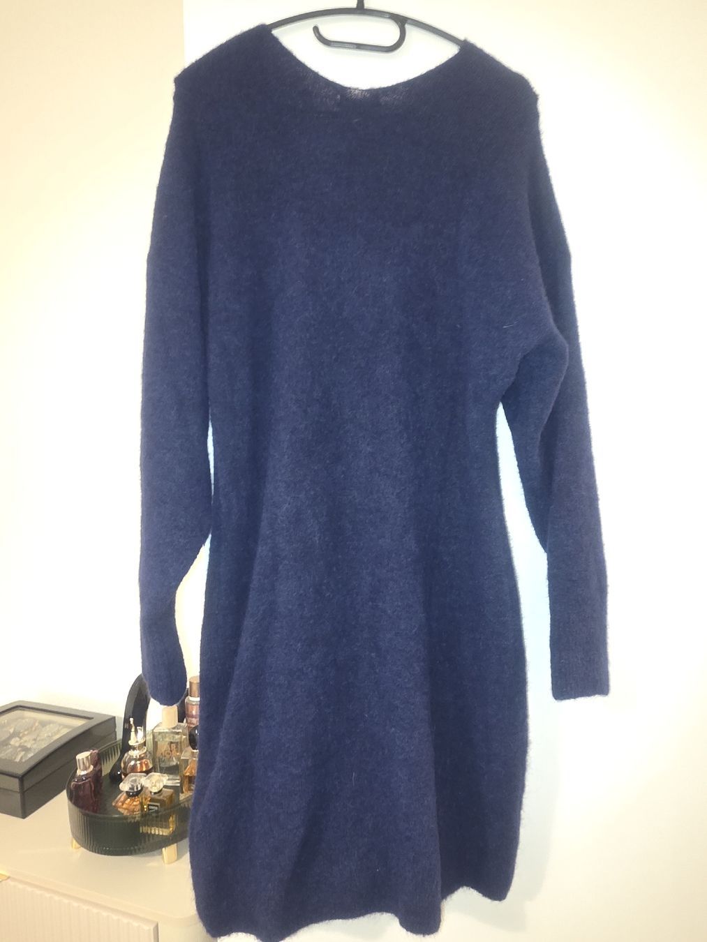 Massimo Dutti Kleider: Robe pull Massimo Dutti bleu marine, Taille M parfait! – Gebraucht aus Tecknau von Anadias 2