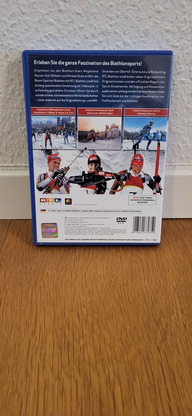 Sony Giochi: PS2 - RTL Biathlon 2008 – Usato da Münsingen venduto da DigitaleSpielecke 1