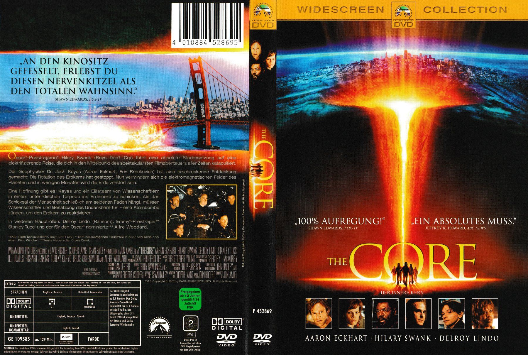 Tutti i DVDs: DVD - The Core – Usato da Langnau am Albis venduto da MediaRescuerKeLoX