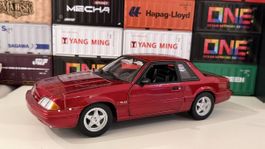 Ford Mustang 1993 rot 1:18 Neu ohne oVP