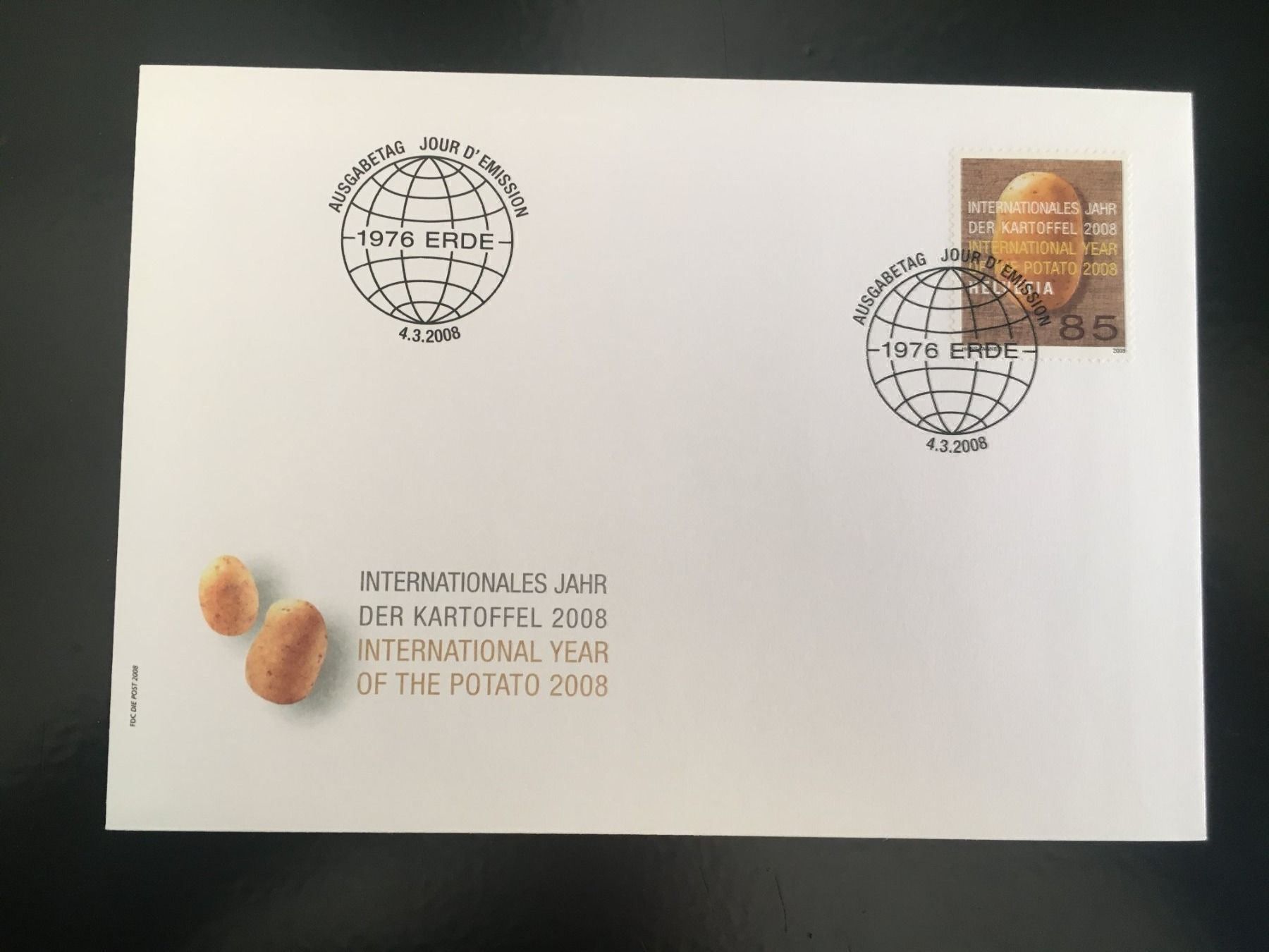 Tutti i francobolli: 2008 / Znr: 1263 / FDC – Nuovo (secondo la descrizione) da Grand-Lancy venduto da Dany1973
