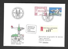 CH FDC  Einschreiben