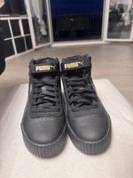 Puma Turnschuhe schwarz Grösse 39 gefüttert neuwertig