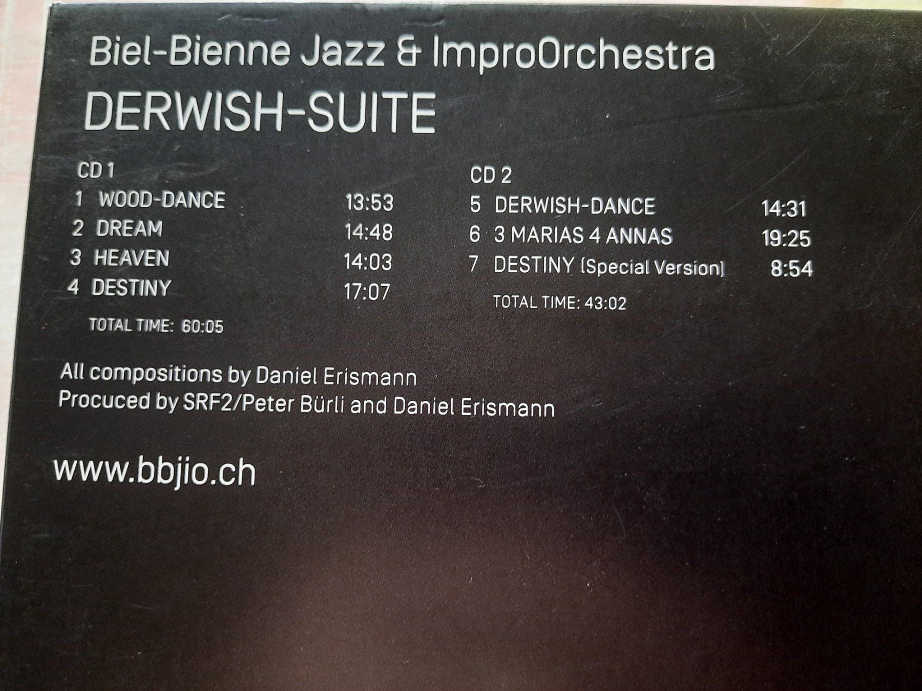 CD: Cd Bienne Jazz & ImproOrchestra / Derwish - Suite – Usato da Pully venduto da bro_n52j 2