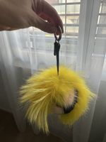 Fendi Schlüsselanhänger gelb neu