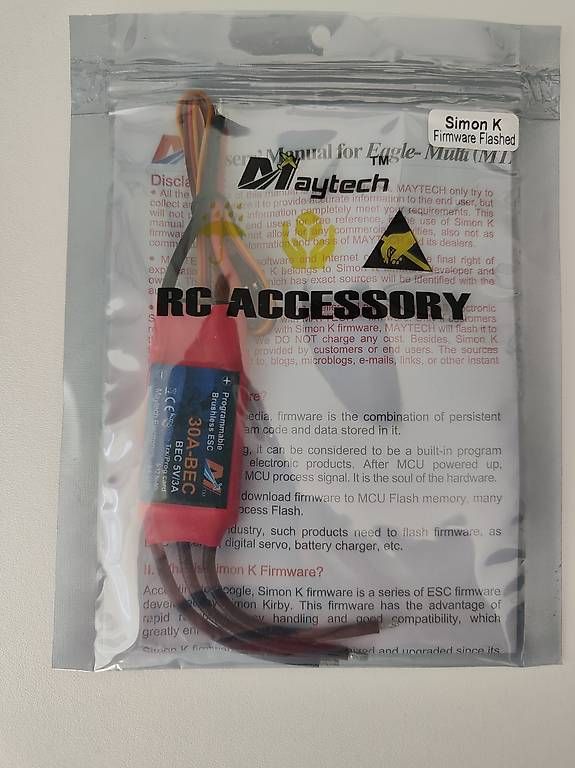 Componenti elettronici: 4x Maytech 30A-BEC Brushless ESC (RC/Multicopter) – Nuovo e nell'imballaggio originale da Ostermundigen venduto da Moebi_92 2