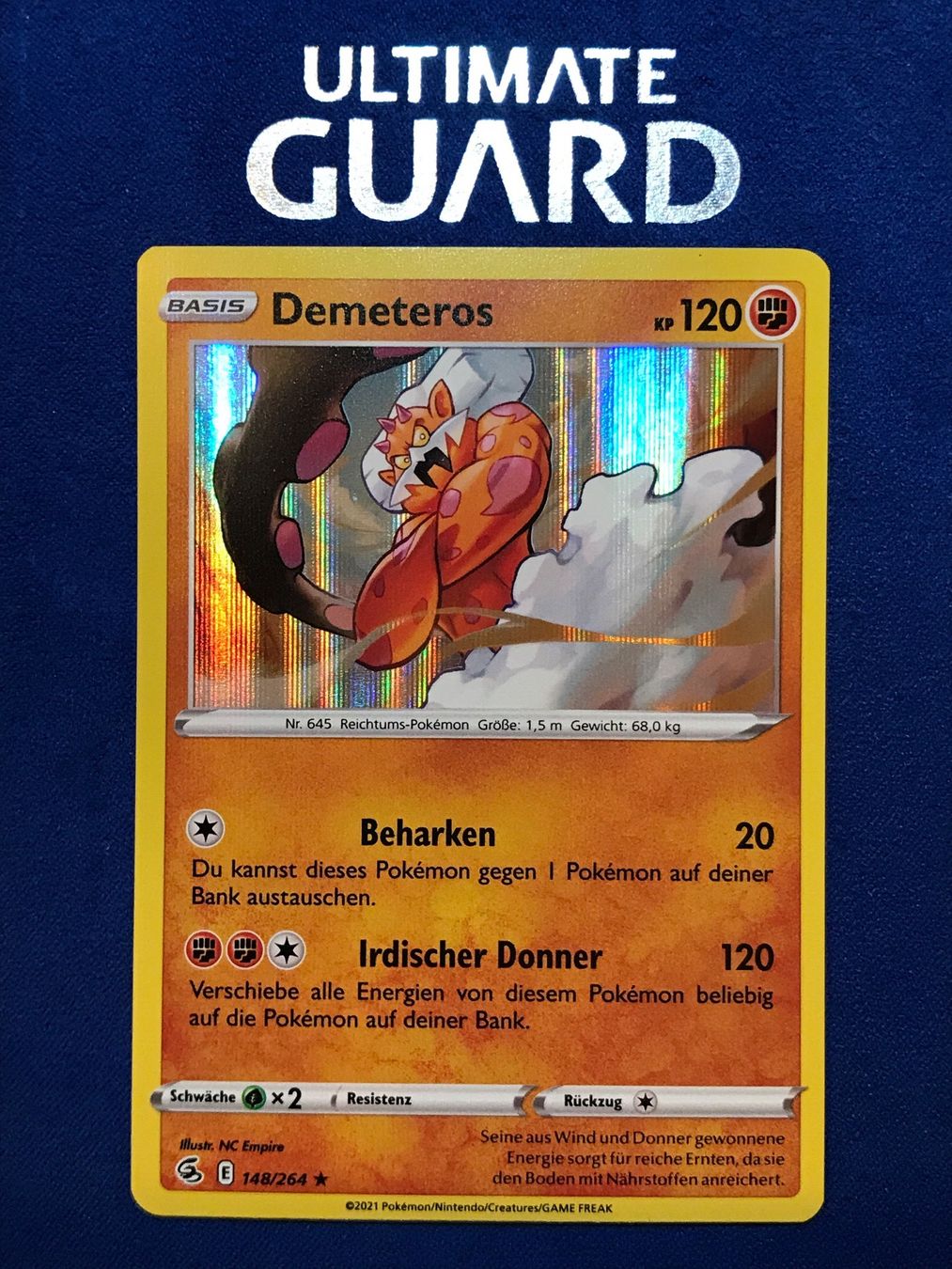 Pokémon Sammelbilder & Trading cards: Pokemon TCG - Demeteros DE Holo – Neu (gemäss Beschreibung) aus Lyss von DeaDiLuna
