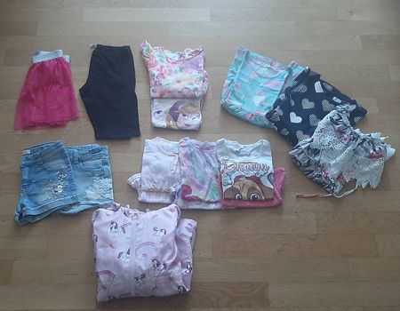 Mädchen Sommerkleider Set gr. 110-116