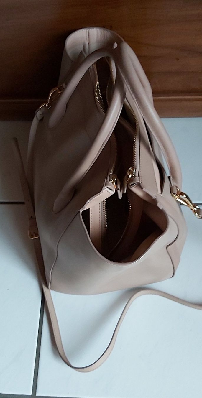 Taschen für Damen: Tanah Rhea Handtasche, beige – Neu (gemäss Beschreibung) aus Greppen von 86Sina 8