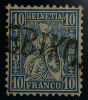 CH - Sitz. Helvetia - SBK Nr. 31 - Stabstempel "Ebikon"