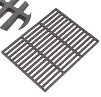 56516 - Gusseisen Grillrost 38 x 29 Eckig Grill Eisen
