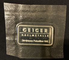 20g Geiger 999er Silber Barre
