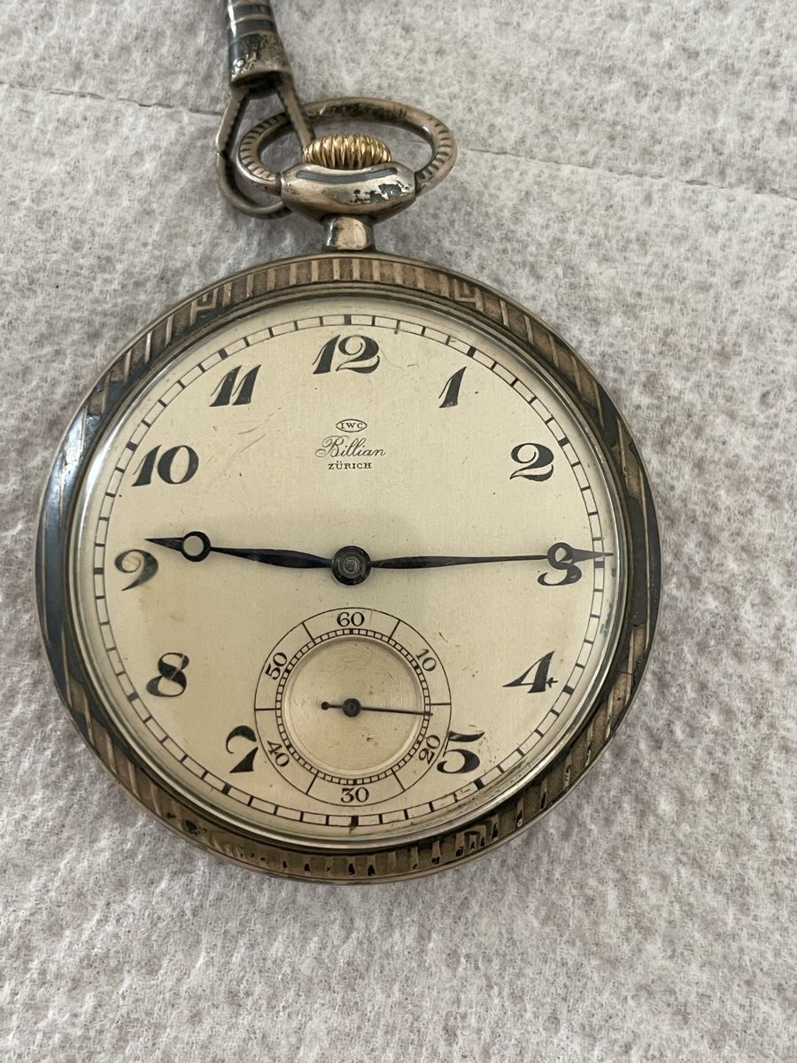 IWC Orologi: IWC - Taschenuhr mit Kette – Usato da Zürich venduto da semi16 1