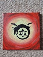 Gemälde Ouroboros Fullmetal Alchemist Grösse 20x20cm neu