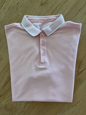 Pink Polo Shirt for Men, Size S